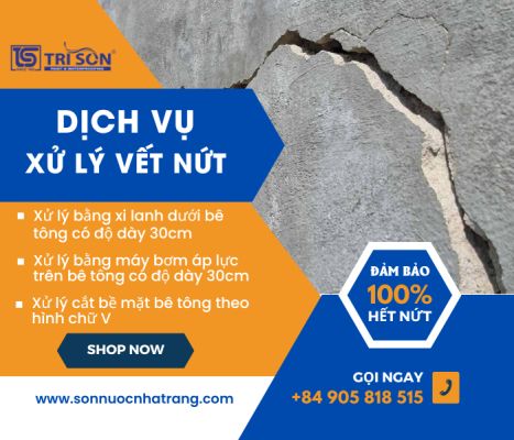 Xử lý vết nứt bê tông tại Nha Trang