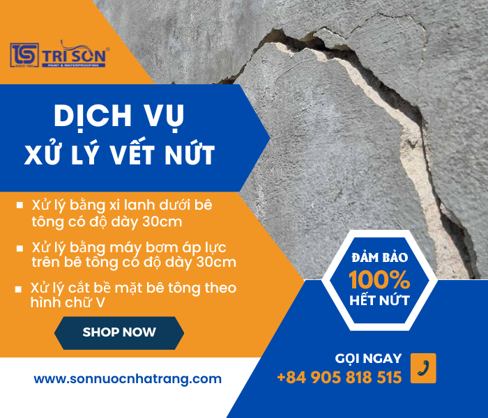 Xử lý vết nứt bê tông tại Nha Trang